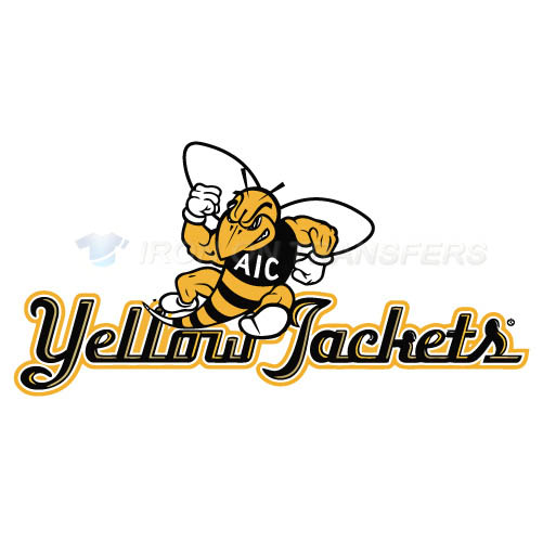 AIC Yellow Jackets 2009-Pres Alternate Logo2 T-shirts Iron On Tr - Click Image to Close